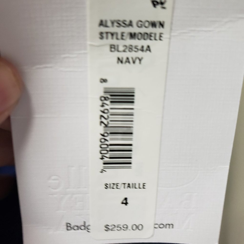 Badgley Mishka Blue long gown